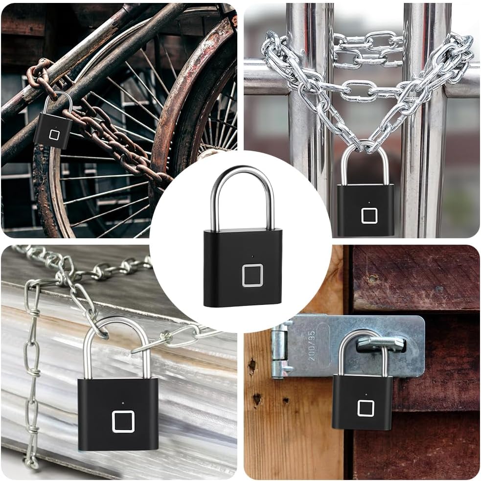 kłódka na odcisk palca 